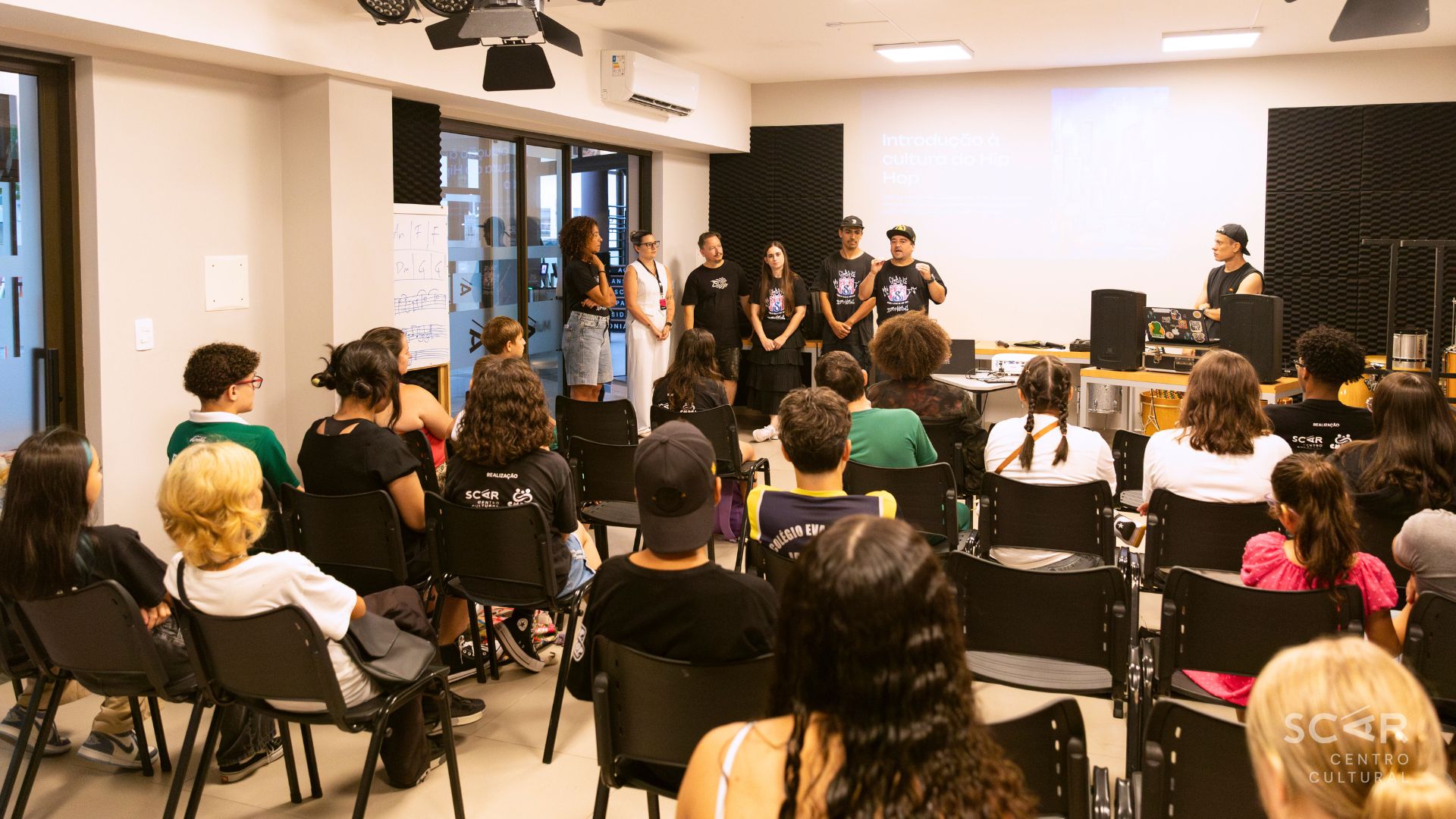 Aula inaugural – projeto Escola SCAR de Hip Hop 2026