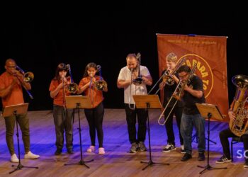 [FOTOS] Prática artística dos alunos de trombone, trompete, tuba, trompa e saxofone do MPT