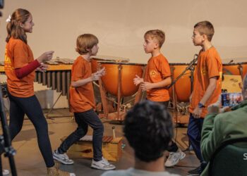 [FOTOS] Prática artística de harpa, musicalização e percussão sinfônica do MPT