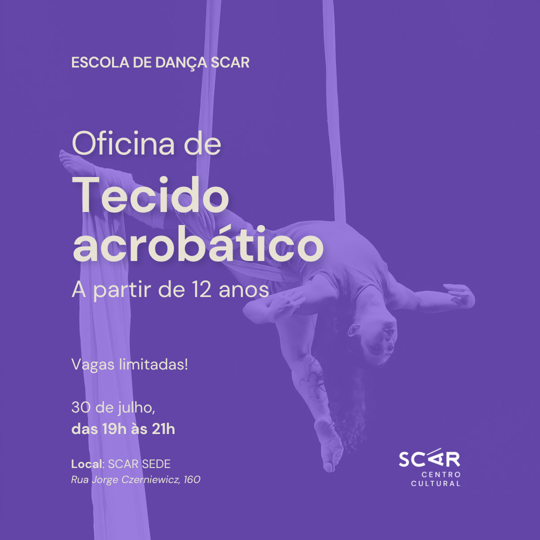 Workshop de tecido acrobático