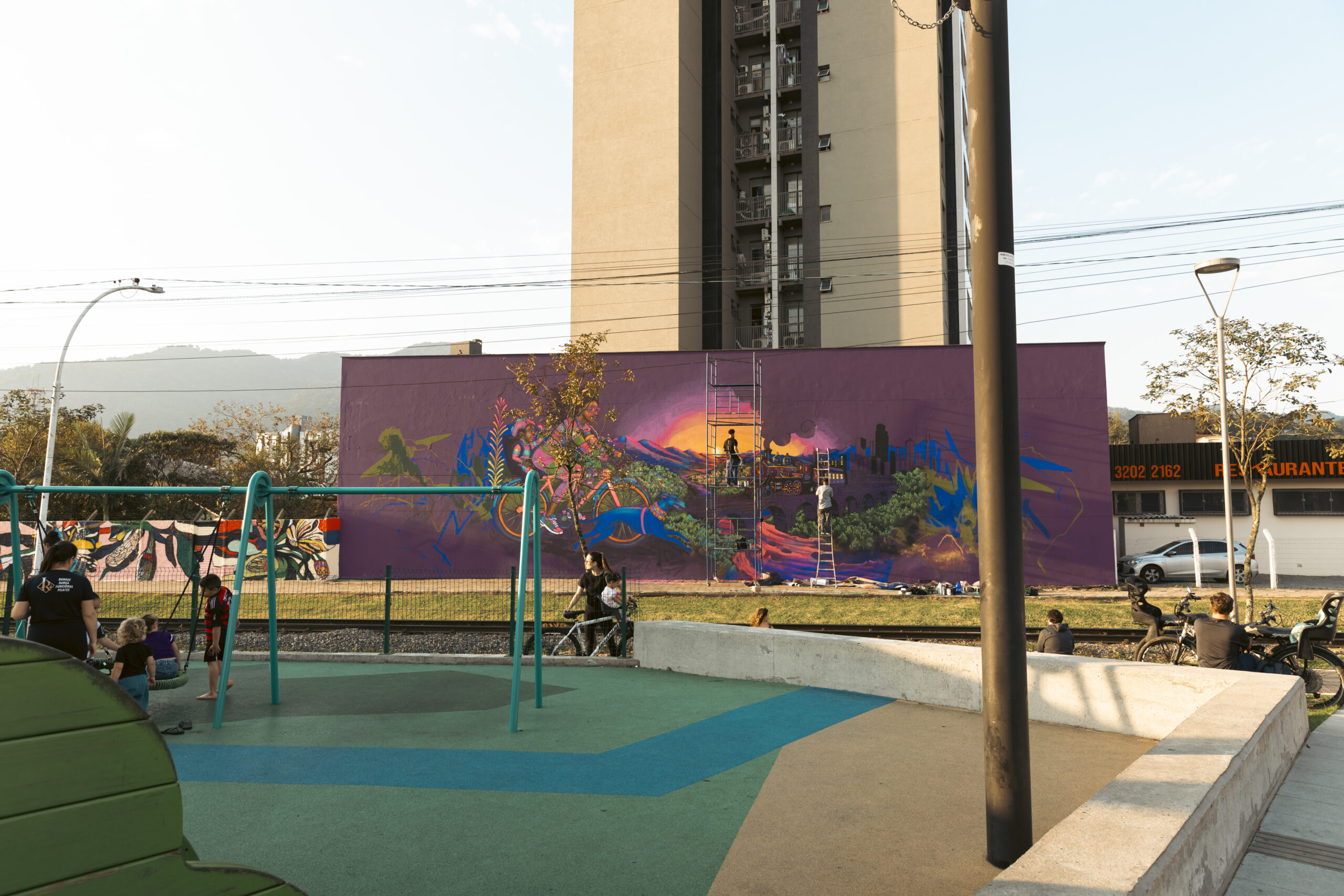Caminho das Artes será inaugurado neste domingo e transforma ciclovia em galeria a céu aberto em Jaraguá do Sul