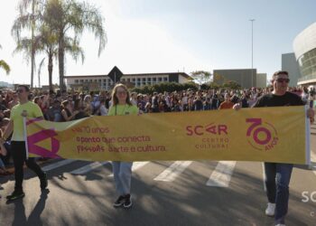 [FOTOS] SCAR participa do desfile de 150 anos de Jaraguá do Sul