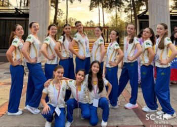 Escola de Dança SCAR conquista oito medalhas na Taça Brasil de Acrobacia no México